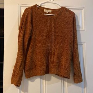Soft rusty orange sweater Pink Rose brand!
